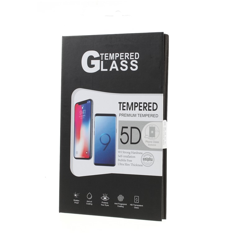 50Pcs/Lot Universal Package Box for 5D Tempered Glass Screen Protective Film, Size: 16 x 8.5cm - Black-3