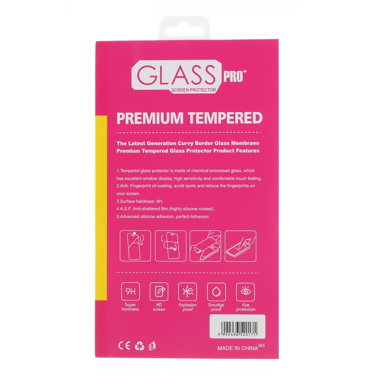 50Pcs/Lot Universal Protective Package for Tempered Glass Screen Protector Film, Size: 16.5 x 9cm - Rose-2