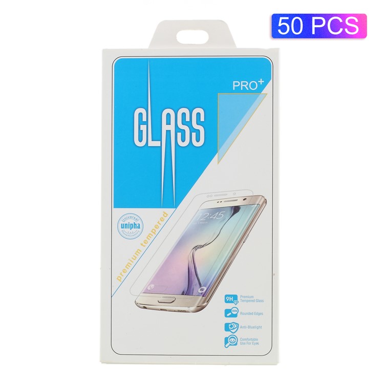 50Pcs/Lot Universal Paper Packaging Box for Tempered Glass Screen Protector, Size: 16 x 8cm - Style B-1