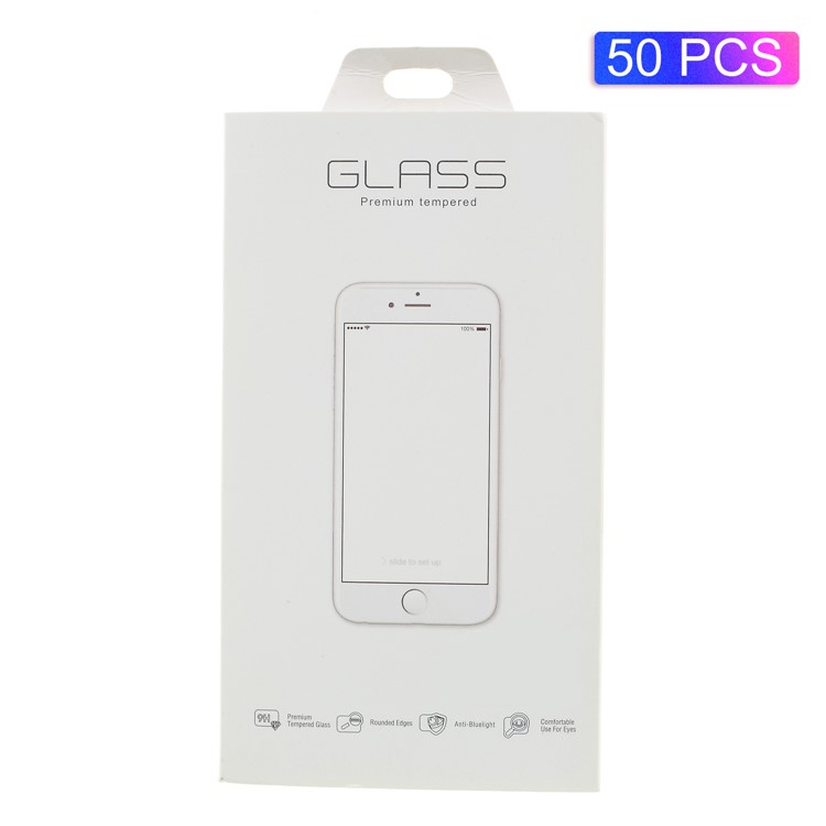 50Pcs/Lot Universal Paper Retail Packing Box for Tempered Glass Screen Protector, Size: 16 x 8cm - Style E-1