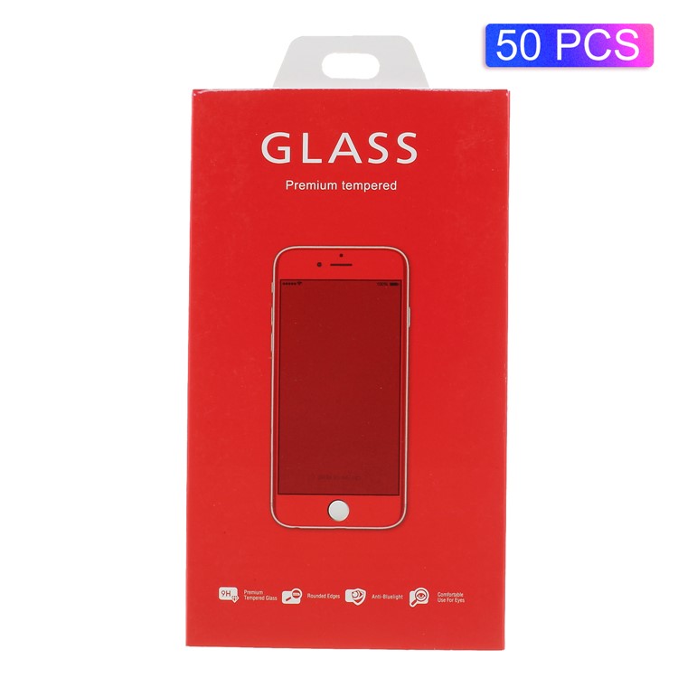 50Pcs/Lot Universal Paper Protective Package for Tempered Glass Screen Protector, Size: 16 x 8cm - Style F-1