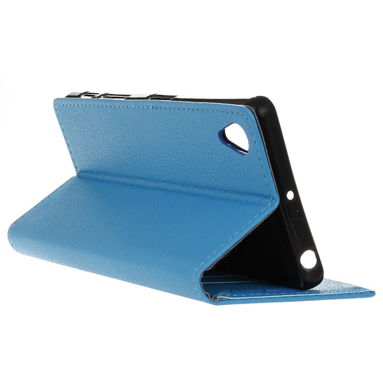 PU Leather Magnetic Wallet Protection Cell Phone Cover for Asus ZenFone Lite (L1) ZA551KL / Live (L1) ZA550KL - Blue-5