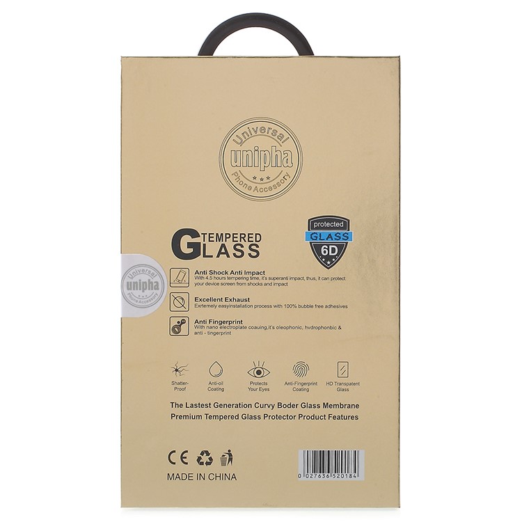 50Pcs/Lot Universal Retail Packing Box for 6D Tempered Glass Screen Guard Film - Style B-3