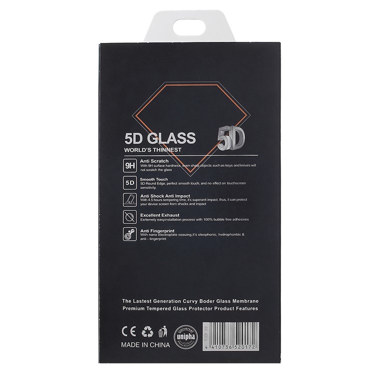 50Pcs/Lot Universal Paper + EVA Retail Packing for Tempered Glass Screen Protector, Size: 16 x 8cm - Style A-3