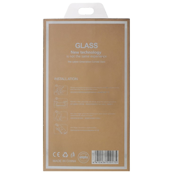 50Pcs/Lot Universal Paper + EVA Protective Package for Tempered Glass Screen Protector, Size: 16 x 8cm - Style E-3