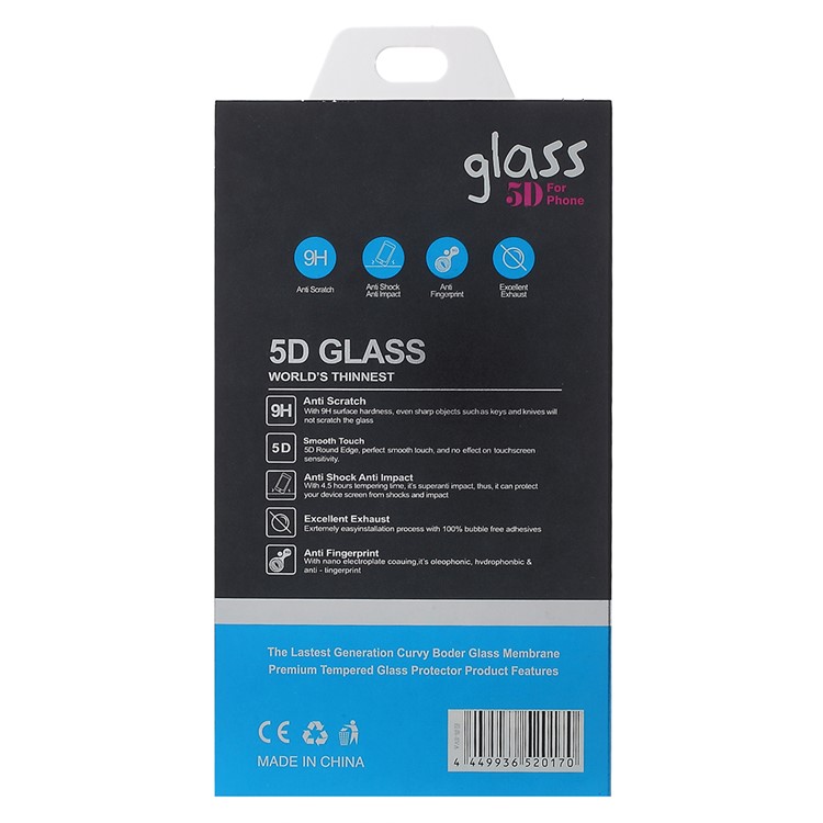 50Pcs/Lot Universal Paper + EVA Packing Box Protector for Tempered Glass Screen Protector, Size: 16 x 8cm - Style F-3