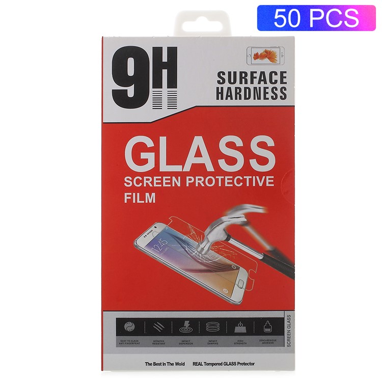 50Pcs/Lot Universal Flip Package Boxes for 9H Tempered Glass Screen Protector, Size: 16.5 x 9cm - Style A-1