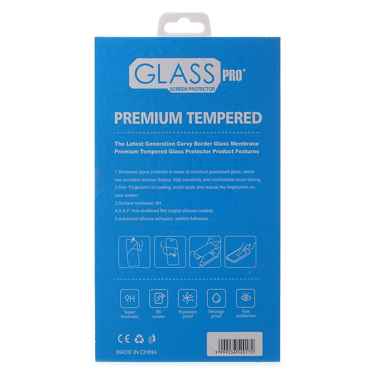 50Pcs/Lot Laser Carving Universal Packing Boxes for Tempered Glass Screen Protector, Size: 16.5 x 9cm - Blue-3