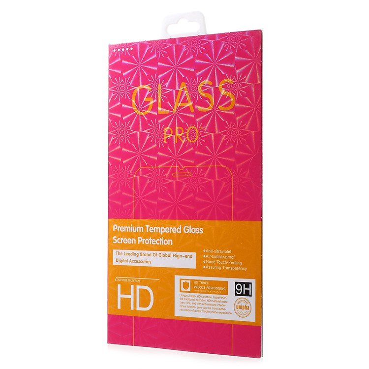 50Pcs/Lot Laser Carving Universal Retail Package for Tempered Glass Screen Protector, Size: 16.5 x 9cm - Red-2