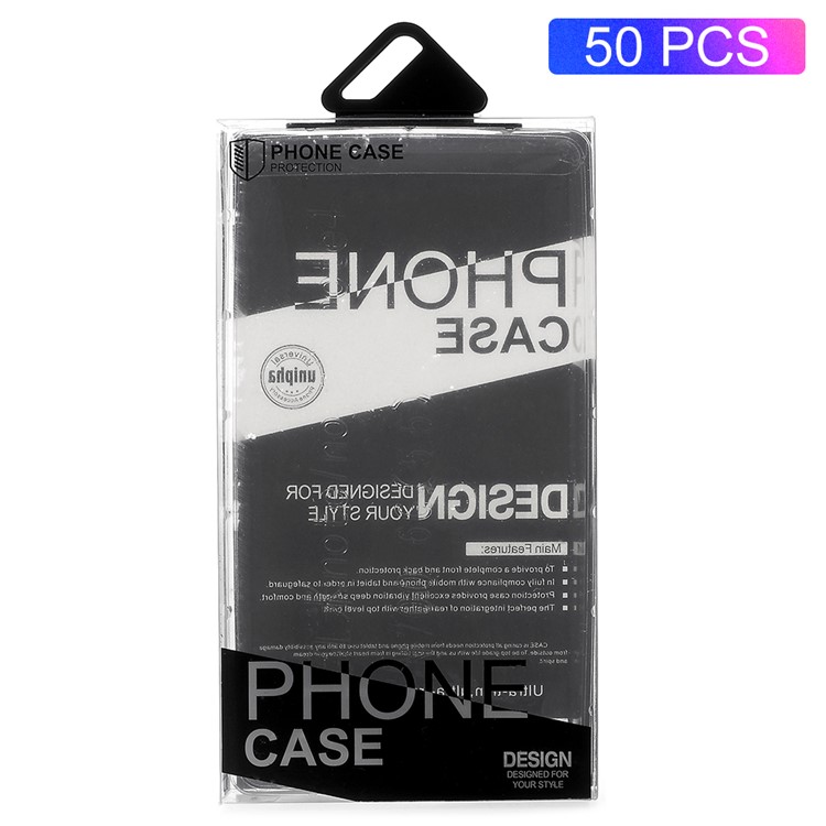 50PCS/Lot Transparent Plastic Packaging Box for iPhone 8 Plus / 7 Plus / 6s Plus / 6 Plus Case-1