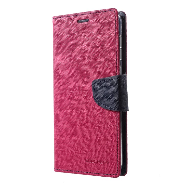 MERCURY GOOSPERY Fancy Flip Leather Wallet Stand Shell Case for Asus Zenfone 5 Lite ZC600KL - Rose-3