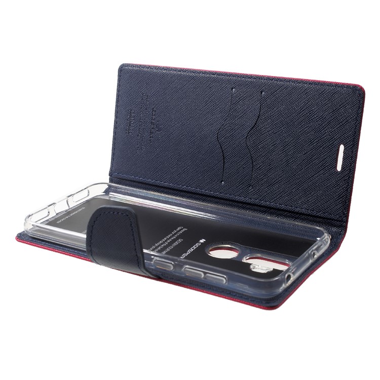 MERCURY GOOSPERY Fancy Flip Leather Wallet Stand Shell Case for Asus Zenfone 5 Lite ZC600KL - Rose-5