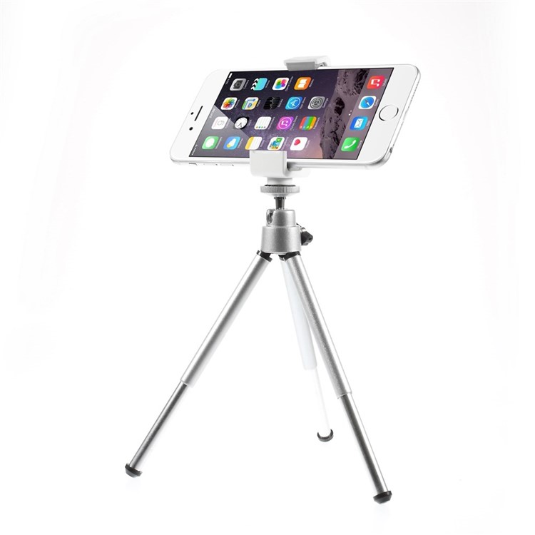 Supporto adattatore mini tripod ASHUTB + supporto Q per smartphone, larghezza supporto: 20-140mm-1
