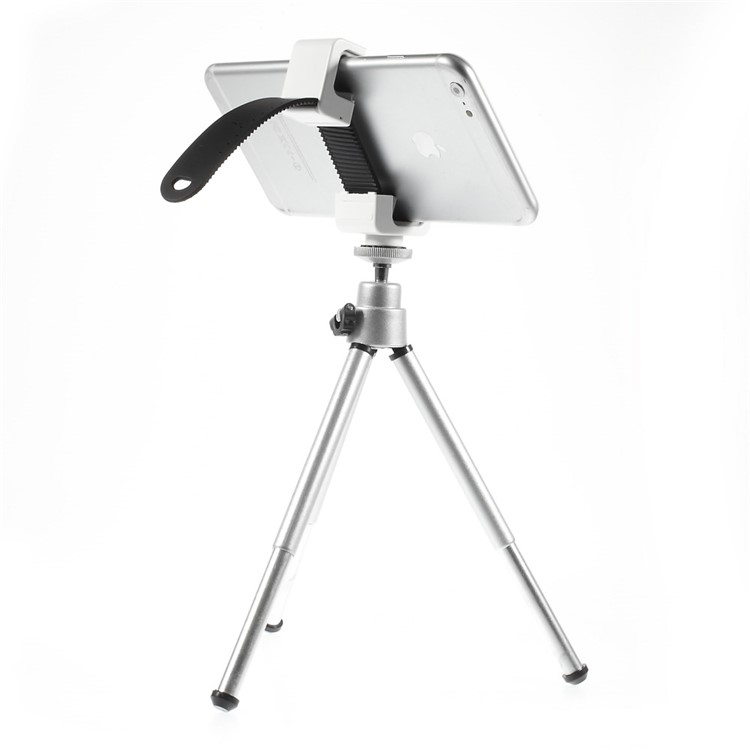 Supporto adattatore mini tripod ASHUTB + supporto Q per smartphone, larghezza supporto: 20-140mm-2