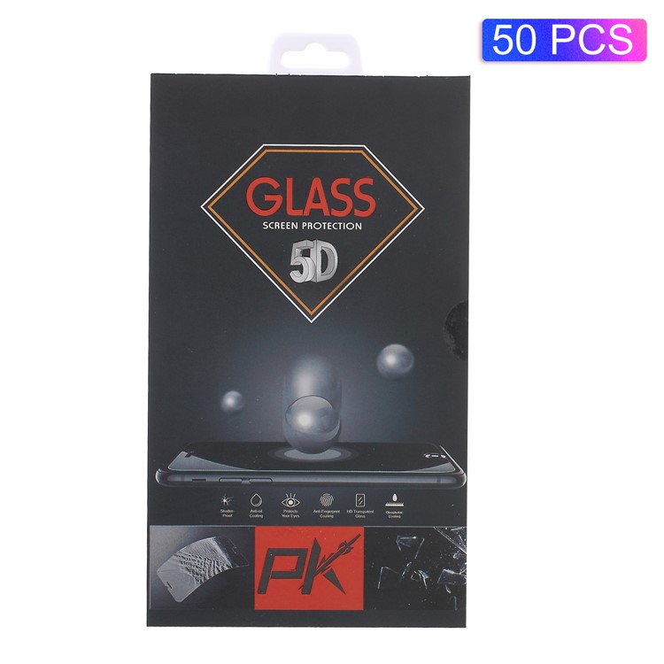 Shop 50Pcs/Lot 9H 5D Tempered Glass Screen Protection Film Universal