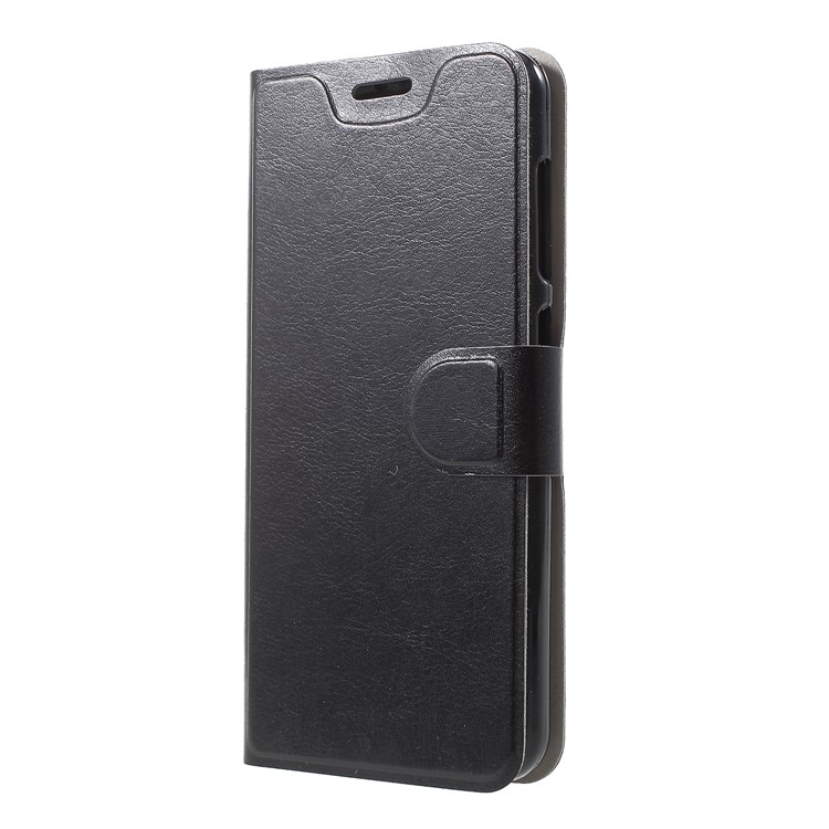 Crazy Horse Texture Stand Leather Card Slot Mobile Cover (Built-in Steel Sheet) for Asus ZenFone Lite (L1) ZA551KL / Live (L1) ZA550KL - Black-3
