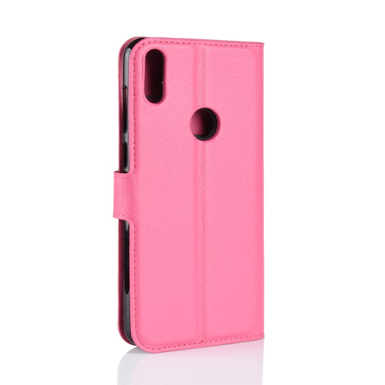 Litchi Skin Wallet Leather Cell Phone Case for Asus Zenfone Max Pro (M1) ZB601KL - Rose-6