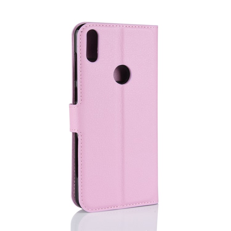 Litchi Skin Magnetic Leather Stand Case for Asus Zenfone Max Pro (M1) ZB601KL - Pink-6
