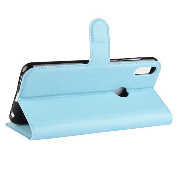 Litchi Skin Leather Wallet Case for Asus Zenfone Max Pro (M1) ZB601KL - Baby Blue-5
