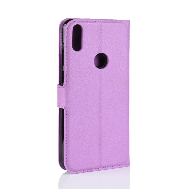 Litchi Skin Leather Stand Case with Card Slots for Asus Zenfone Max Pro (M1) ZB601KL - Purple-6