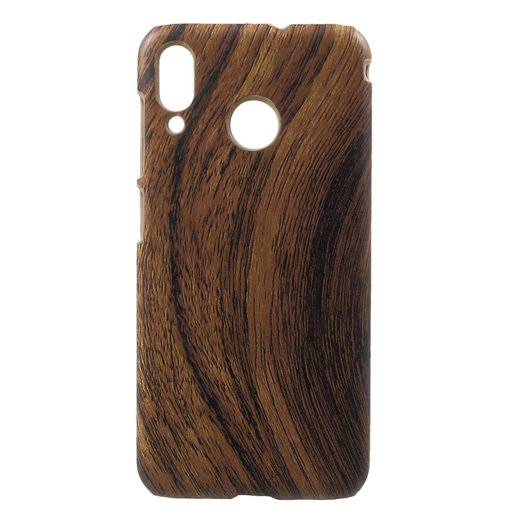 PU Leather Coated PC Cell Phone Case for Asus Zenfone Max (M1) ZB555KL - Wood Texture-1