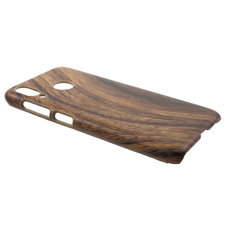 PU Leather Coated PC Cell Phone Case for Asus Zenfone Max (M1) ZB555KL - Wood Texture-2