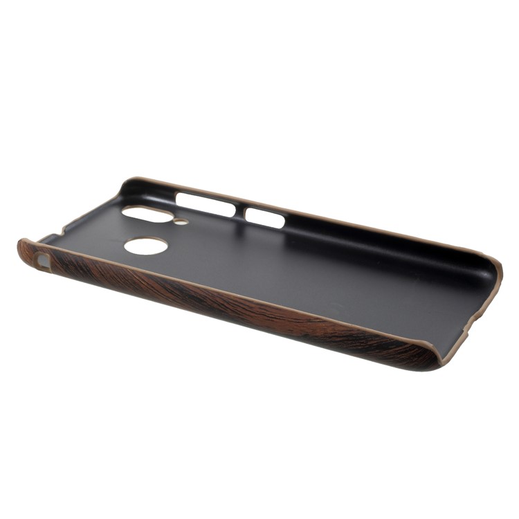 PU Leather Coated PC Cell Phone Case for Asus Zenfone Max (M1) ZB555KL - Wood Texture-3