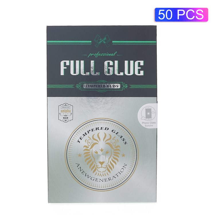 50Pcs/Lot Universal Aluminum Foil Package with Hook for Tempered Glass Screen Protector - Style A-1