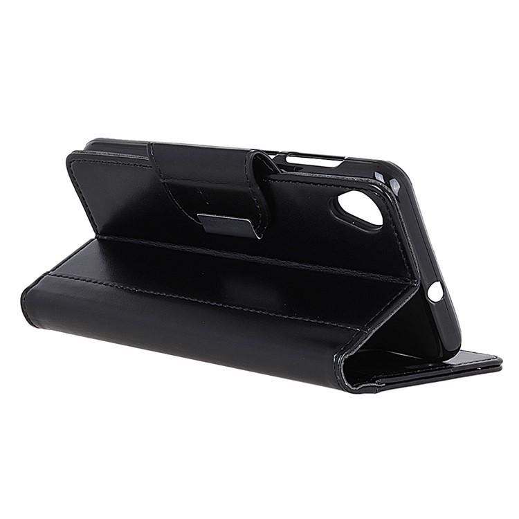 PU Leather Case Card Slots All Round Protection Leather Cover for Asus ZenFone Lite (L1) ZA551KL / Live (L1) ZA550KL - Black-4