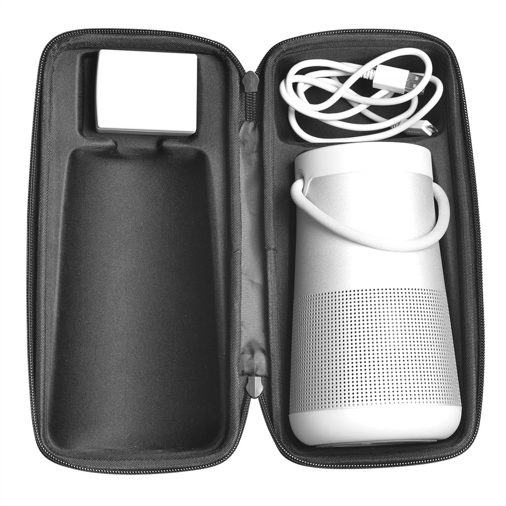 Stoßfeste, Tragbare Aufbewahrungstasche Aus Nylon-Kohlefaser Für BOSE Soundlink Revolve + - Schwarz-3