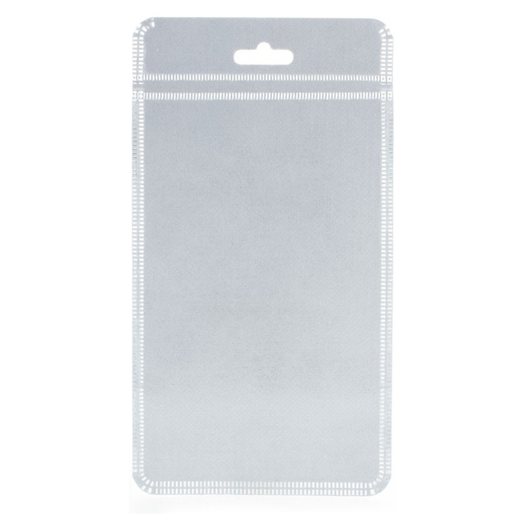 50Pcs/Lot Cloth and PET Packaging Bag for iPhone Case, Inner Size: 16 x 10cm - Gold Color-2