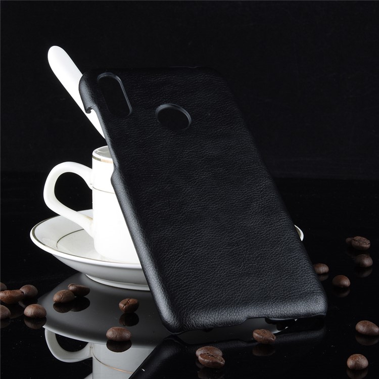 Litchi Texture PU Leather Coated Plastic Mobile Case for Asus Zenfone Max (M2) ZB633KL - Black-5