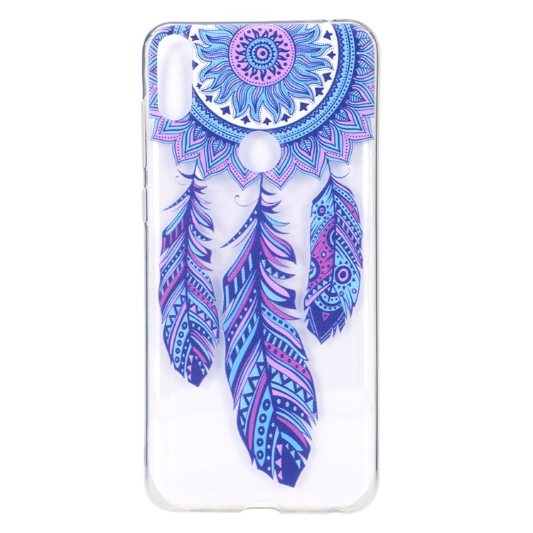 Estampa Padrão Macio TPU Telefone Case Para Asus Zenfone Max Pro (m2) ZB631KL - Apanhador De Sonhos-2