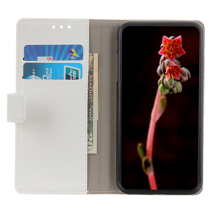 Magnetic Stand PU Leather Wallet Phone Cover for Asus Zenfone 6 ZS630KL - White-10