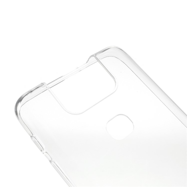 Clear 1.0mm Thickness Soft TPU Protective Back Case for Asus Zenfone 6 ZS630KL - Transparent-2