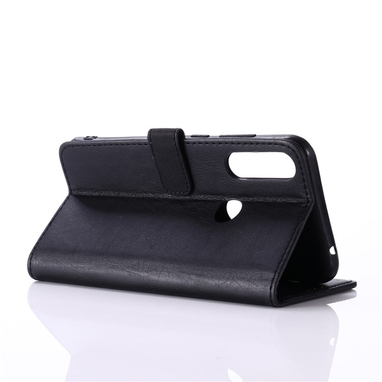 Crazy Horse Leather Wallet Stand Case for Asus Zenfone Max Plus (M2) ZB634KL - Black-4