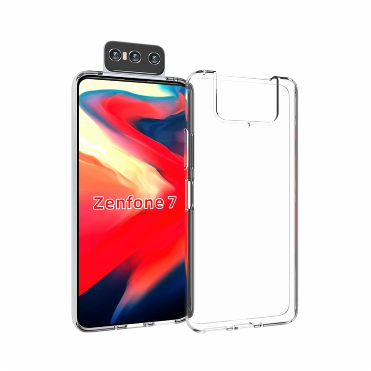 Case TPU Molle Résistante à 10pcs / Pack Watermark Pour Asus Zenfone 7 Zs670ks / 7 Pro Zs671k