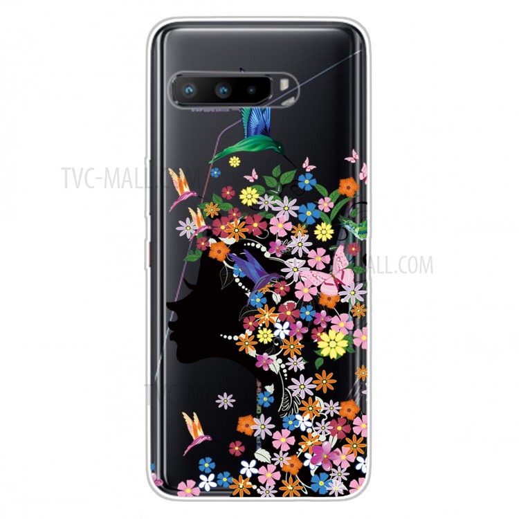 Printing Skin Mobile Phone TPU Cover for Asus ROG Phone 3 ZS661KS - Beauty-1