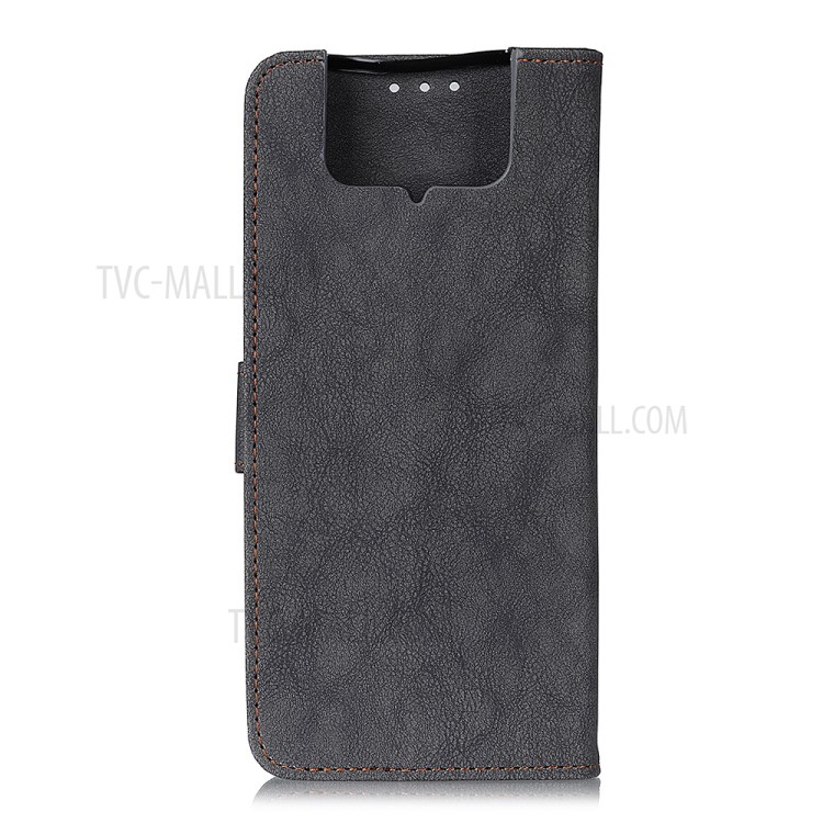 KHAZNEH Retro Split Leather Cover for Asus Zenfone 7 ZS670KS/Zenfone 7 Pro ZS671KS - Black-3