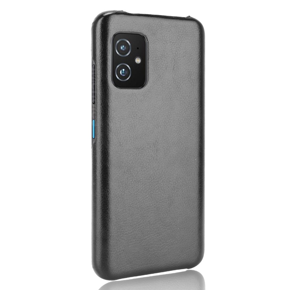 Hard PC Coated with Litchi Texture Leather Phone Shell for Asus Zenfone 8 ZS590KS - Black-3