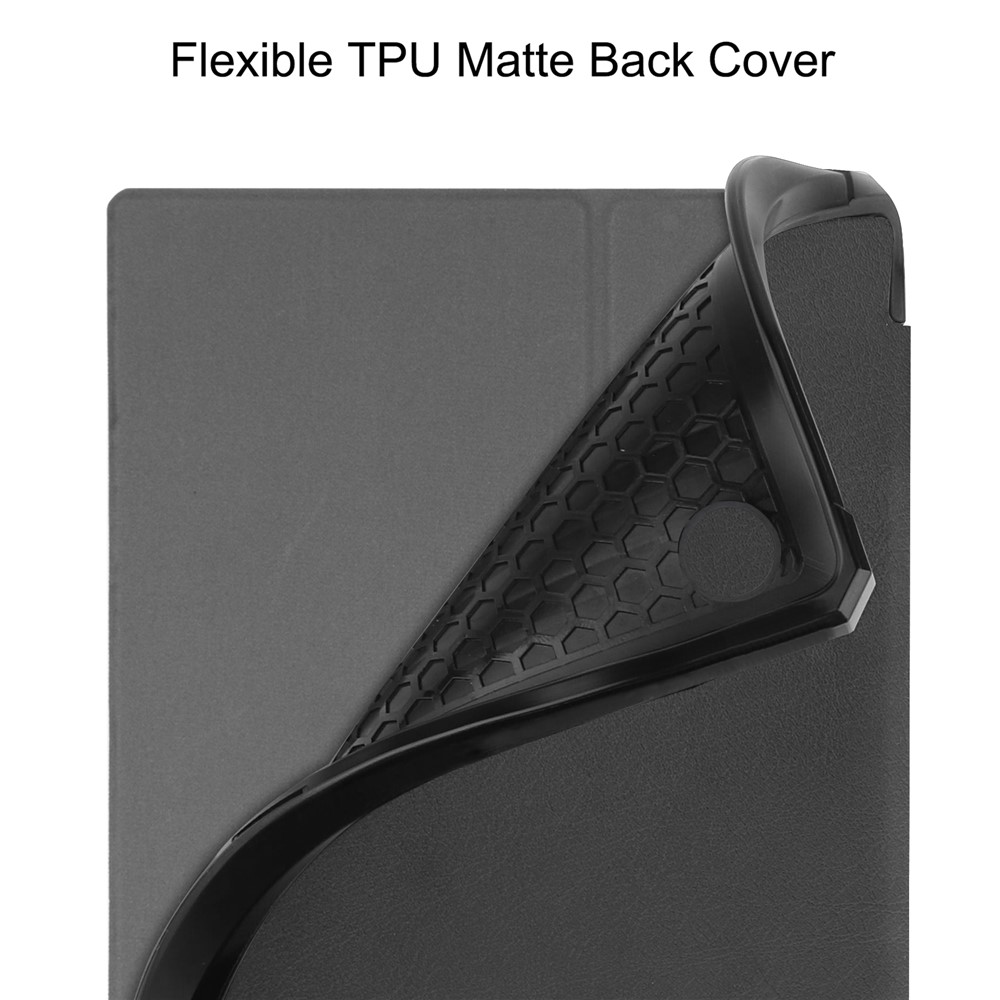 TPU + PU Leather Stand Case Tablet Cover for ASUS Chromebook Detachable CM3 (CM3000DVA-HT0019) - Black-8