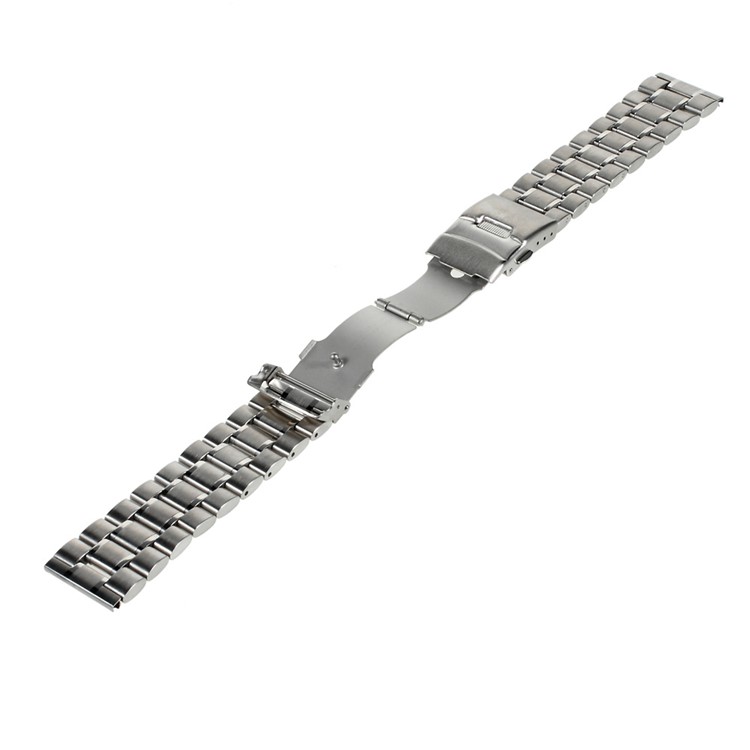 17.5cm Stainless Steel Watch Band Bracelet for Samsung Gear 2 R380 / Neo R381 / Live R382, LG G Watch W100 / R W110 Asus Zenwatch - Silver Color-3