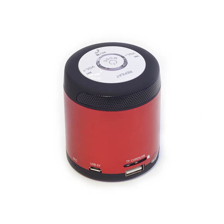 KAIDAER KD-06BT Portable Wireless Bluetooth Stereo Speaker Support FM - Red-3