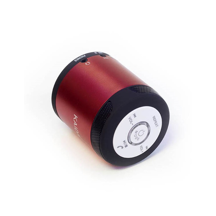 KAIDAER KD-06BT Portable Wireless Bluetooth Stereo Speaker Support FM - Red-4
