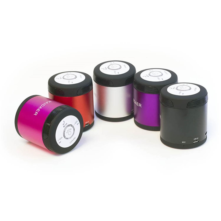 KAIDAER KD-06BT Portable Wireless Bluetooth Stereo Speaker Support FM - Red-7