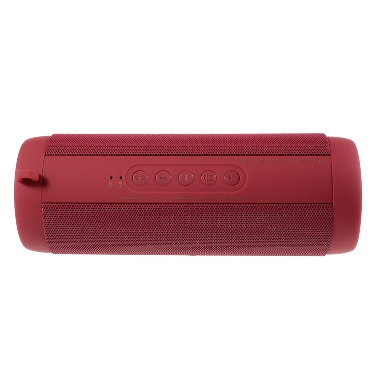T2 Outdoor Hands-free Bluetooth Speaker with Flashlight Support TF Card FM Radio - Red-2