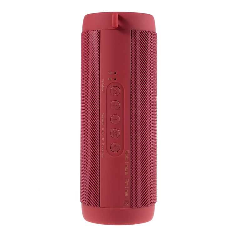 T2 Outdoor Hands-free Bluetooth Speaker with Flashlight Support TF Card FM Radio - Red-3