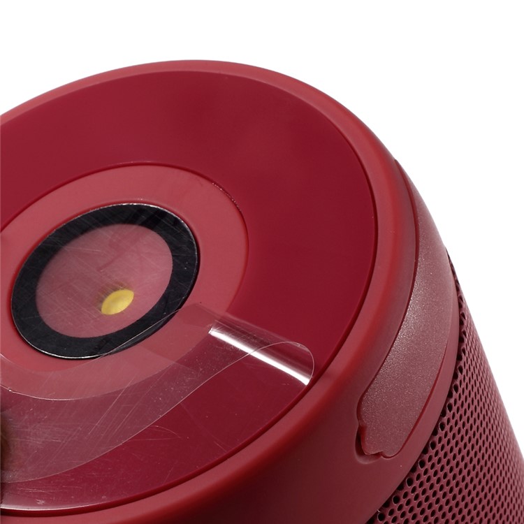 T2 Outdoor Hands-free Bluetooth Speaker with Flashlight Support TF Card FM Radio - Red-7