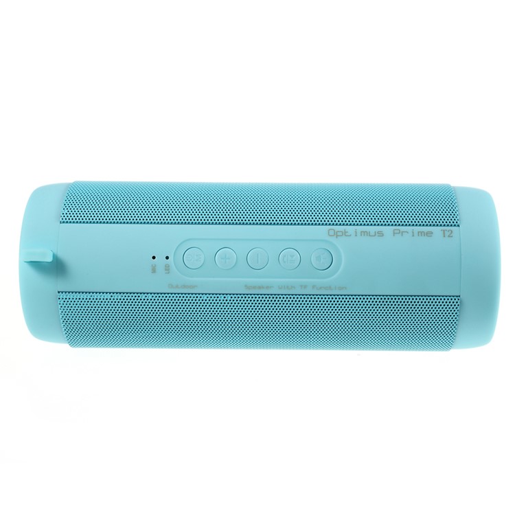 T2 Outdoor Hands-free Bluetooth Speaker with Flashlight Support TF Card FM Radio - Blue-2