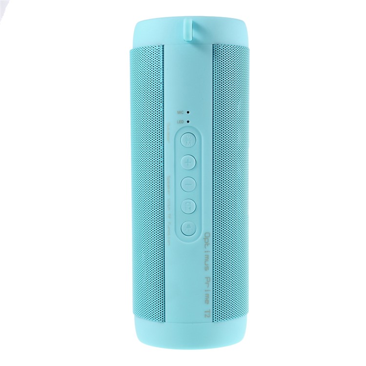 T2 Outdoor Hands-free Bluetooth Speaker with Flashlight Support TF Card FM Radio - Blue-3